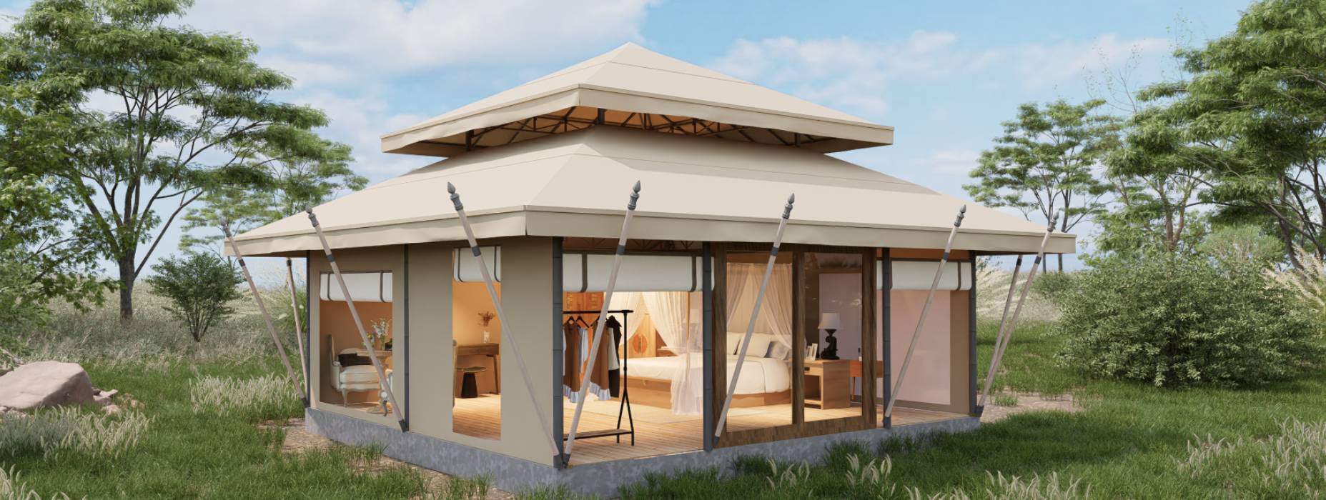 张家港市户外野奢帐篷